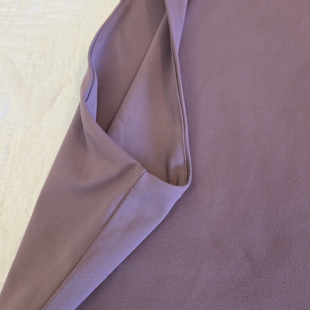 REORIA Sleeveless High Neck Double Lined Casual Basic Tank Plum XL - Picture 4 of 10